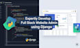 build a full stack website using python and django