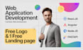 build custom web application using react, next js, fastapi, mongodb, postgresql