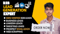 do b2b lead generation, targeted business leads and email list building