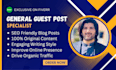 deliver USA and UK guest posting high authority backlinks index permanent post
