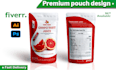 do premium pouch packaging design, food packaging
