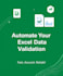develop a web based excel data validation and reporting tool