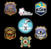 design logo, patch, badge, sticker