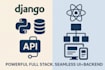 build responsive web apps using django and react