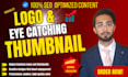 design a business logo and eye catching youtube thumbnail