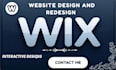 do wix booking, design and redesign, make it an interactive website as an expert