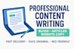 write engaging blog posts, articles and website content