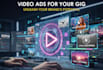 professional video editing and commercial