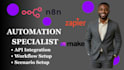 workflows, API integrations, n8n ai agents and automation