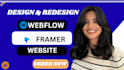 webflow website design, redesign responsive as webflow expert animation workflow