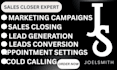 commission based sales closer sales representative cold calling b2b sales leads