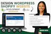 design wordpress shopify website development redesign wordpress shopify website
