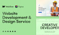 design and develop a website in webflow for your business