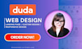 build a website using duda website builder