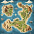 do vector fantasy map illustration map design country map for you