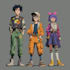 create unique human and cartoon mascot