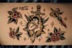create american traditional tattoo style design