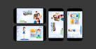 design modern mobile game UI UX
