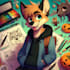 draw fursona or furry character and pony art