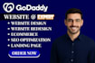 godaddy redesign website godaddy website design develop godaddy website