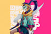 design anime character , cyberpunk character