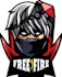 design a professional free fire gaming logo