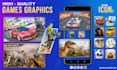 design high quality game screenshots and production graphics