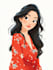 make a disney children cartoon illustration