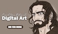 create handmade digital sketches or illustrations