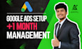 manage full 1 month of your google ads PPC campaigns SEM