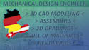 do professional 3d models, assemblies and drawings, mechanical engineering
