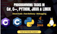 python python programming java programming python develop cpp automation coding