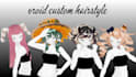 make custom vroid hairstyles for you