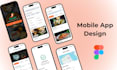design a mobile app UI UX for ios and android