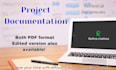 create professional project documentation