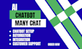 be your manychat expert in manychat automation chatbot expert for many chat