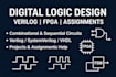 assist you in projects, lab tasks of digital logic design