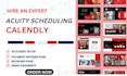 set up acuity schedulng, calendly booking appointments acuity