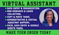 do data entry, copy paste, web research, quick task
