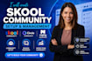 create skool community setup online community circle so mighty networks manager