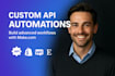 build custom API integrations using make com