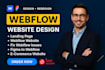 develop webflow website, webflow website design, webflow landing page, framer