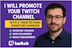 do twitch channel campaign to gain live viewers and live streaming