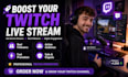 promote your twitch live with high impact standout campaign