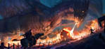 draw concept art, character, enviroment, digital painting