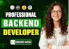 do full stack website php laravel javascript react node development
