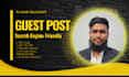 publish a guest post on high authority sites with dofollow