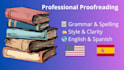 proofread your english or spanish text professionally