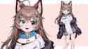 draw and rig live2d model 2d vtuber model anime vtuber model, vtuber rigging