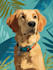 do disney pets portrait illustration in disney style